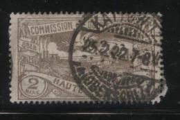 POLAND HAUTE SILESIE PLEBISCITE UPPER SILESIA 1920 2MK BROWN USED KATTOWITZ KATOWICE - Gebraucht