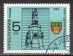 BULGARIA - 1985 - Millenaire De La Ville D'Haskovo - 1v Obl. - Usados