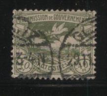 POLAND HAUTE SILESIE PLEBISCITE UPPER SILESIA 1920 40PF GREY-GREEN USED GLEIWITZ GLIWICE - Usados