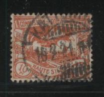 POLAND HAUTE SILESIE PLEBISCITE UPPER SILESIA 1920 10PF ORANGE USED KATTOWITZ KATOWICE - Usados