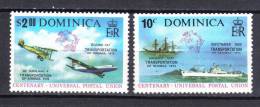 SS3003 - DOMINICA , UPU 1974 : Serie N. 409/410  *** - Dominica (1978-...)