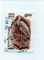 2000 India - Cicogna - Used Stamps