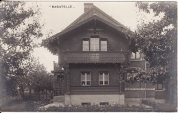 Carte Postale Photo MAISON-CHALET-VILLA-HABITATION-RESIDENCE-DEMEURE- " Bagatelle " - Te Identificeren