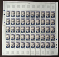 FRANCE 2002 FEUIL COMPLETE DE 50 TIMBRES PIERRE BEREGOVOY  YT N°3553** - Full Sheets