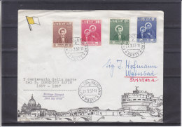 Vatican - Lettre Illustrée De 1957 ° - Storia Postale