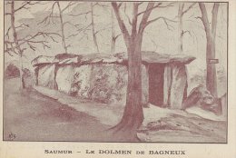 Saumur  -  Le Dolmen De Bagneux   -  S-375 - Dolmen & Menhire