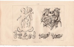 Gravure XIXe - Monstruosités (Anomalies Humaines - Anatomie) - Prenten & Gravure