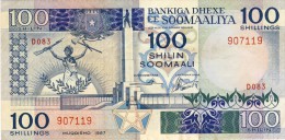 BILLET # SOMALIES  # 100 SHILINS  # 1987  # PICK 35  # NEUF # - Somalia