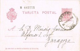 6480. Entero Postal LOGROÑO 1931, Num 57 Naa º - 1850-1931