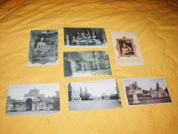 LOT DE 7 CARTES POSTALES NON CIRCULEES ET CIRCULEES DU CHATEAU D' ANET. / DIVERS EDITEURS. DATE ?. - Anet