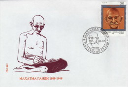 Macedonia / Mahatma Gandhi FDC - Mahatma Gandhi