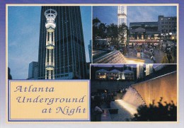 Greetings From The Atlanta Undergound At Night Atlanta Georgia - Atlanta