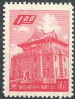 Republic Of China   1959  Chu Kwang  Tower  1$  Unused   Scott#1223 - Unused Stamps