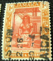 Jamaica 1920 Arawak Making Cassava 1d - Used - Jamaica (...-1961)