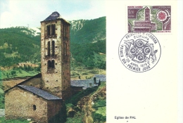 PRINCIPAUTE D'ANDORRE - PRINCIPAT - Eglise De PAL - 1979 - Timbre Jour D'émission - Gebruikt