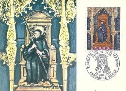 PRINCIPAUTE D'ANDORRE - PRINCIPAT - Retable Saint Roma De Les Bons 1977 - Timbre Jour D'émission - Used Stamps