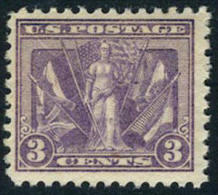 US #537 Mint Hinged 3c Victory Issue Of 1919 - Nuovi