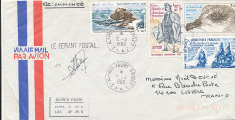 E 274 / TAAF  SUR  LETTRE RECOMMANDEE -ALFRED FAURE  GROZET  -1980- - Lettres & Documents