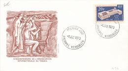 E 321/ TAAF  SUR  LETTRE   - 1ER JOUR   ARCHIPEL  KERGUELEN  1970 - FDC