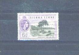 SIERRA LEONE - 1956 Elizabeth II 6d FU (stock Scan) - Sierra Leone (...-1960)