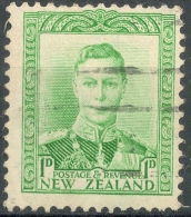 New Zealand 1941  George VI  1D   Used  Scott#227A - Used Stamps