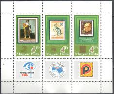 Hungary 1984 Art Painting Gemalde  Mi Bl.171A MNH (**). - Unused Stamps