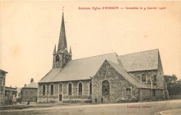 02  HIRSON EGLISE INCENDIEE LE 9 JANVIER 1906 - Hirson