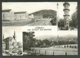 LÖBAU Die Stadt Am Berge , AIR MAIL  TO RUSSIA USSR ,  POSTCARD , M - Loebau