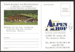 ST. JAKOB Hotel ALPENHOF Pillerseetal Tirol Kitzbühel Werbekarte - Kitzbühel