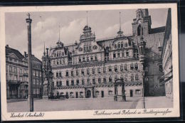 Zerbst - Rathaus Mit Roland Und Butterjungfer - Zerbst
