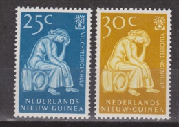 Nederlands Nieuw Guinea New Guinea 61-62 MNH ; Vluchtelingenzegels, Timbres De Refugees, Sellos De Refugiees, Refugiados - Vluchtelingen