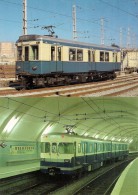 ESPAGNE : METRO En 1971 Et 1988 Lot De 2 CPM Détails 2ème Scan - Métro