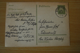 A851 Etzenricht 17.11.1932 Postkarte Schöner Stempel! - Neustadt Waldnaab