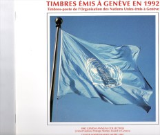 Nations Unies (Genève) - Fascicule De L'Année 1992 - 13 Timbres Neufs ** - Neufs