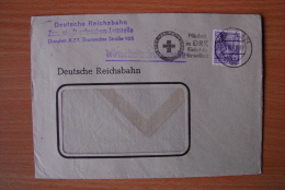 Deutsche Reichsbahn Dresden 4.10.1961Mitarbeit Im DRK Deutsches Rotes Kreuz - Wirtschaftsdrucksache - Brieven En Documenten
