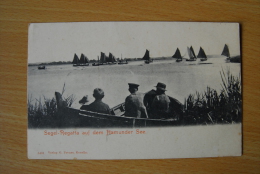 Segel Regatta Auf Dem Hamunder See Köslin Koeslin Koszalin - Pommern