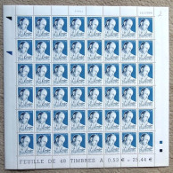 FRANCE 2005 FEUILLE COMPLETE DE 48 TIMBRES RAYMOND ARON  YT N°3837** - Feuilles Complètes