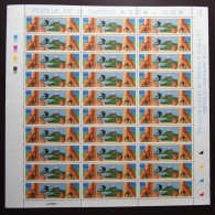 FRANCE 2005 FEUILLE COMPLETE DE 30 TIMBRES CHARTE DE L'ENVIRONNEMENT  YT N°3801** - Ganze Bögen