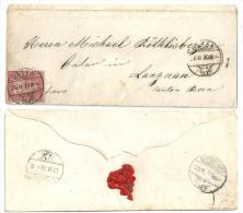Brieflein  Olten - Burgdorf - Langnau IE             1870 - Covers & Documents