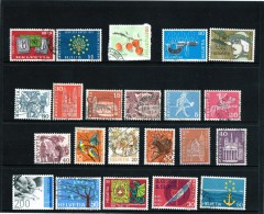 Svizzera/10 - N. 22 Francobolli Differenti Usati - Collections