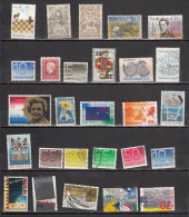 PAYS BAS LOT DE 27 TIMBRES OBLITERES - Oblitérés