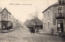 SAINT-ELOY-LES-MINES AVENUE DE LA GARE CAFE  GRAND HOTEL ANIMEE - Saint Eloy Les Mines