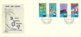 Commission Du Pacifique Sud, Etats Membres (éradication Des Oryctes Du Cocotier) . FDC 1972 - Tokelau