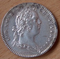 Jeton Argent Louis XV Secrétaire Du Roy 1724 - Royaux / De Noblesse