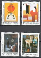 Hungary 1989  Art Painting Gemalde Mi 4056-4059A MNH (**). - Unused Stamps