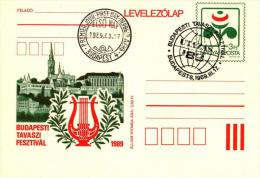 HUNGARY - 1989.Postal Stationery - Budapest Spring Festival / Music FDC!!! - Ganzsachen