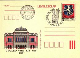 HUNGARY - 1989.Postal Stationery - 625th Anniversary Of The City Cegléd  FDC!!! - Ganzsachen