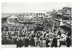 Postcard Floral Hall & King's Gardens SOUTHPORT 1945 Band Concert Repro - Southport