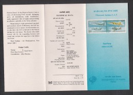 INDIA, 1992, Diamond Jubilee Of Indian Air Force,  Folder - Lettres & Documents