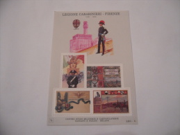 CARABINIERE LOTTO 100 FOGLI DI FRANCOBOLLI DA COLLEZIONE LEGIONE CARABINIERI  FIRENZE  NUOVO FDS - Full Sheets